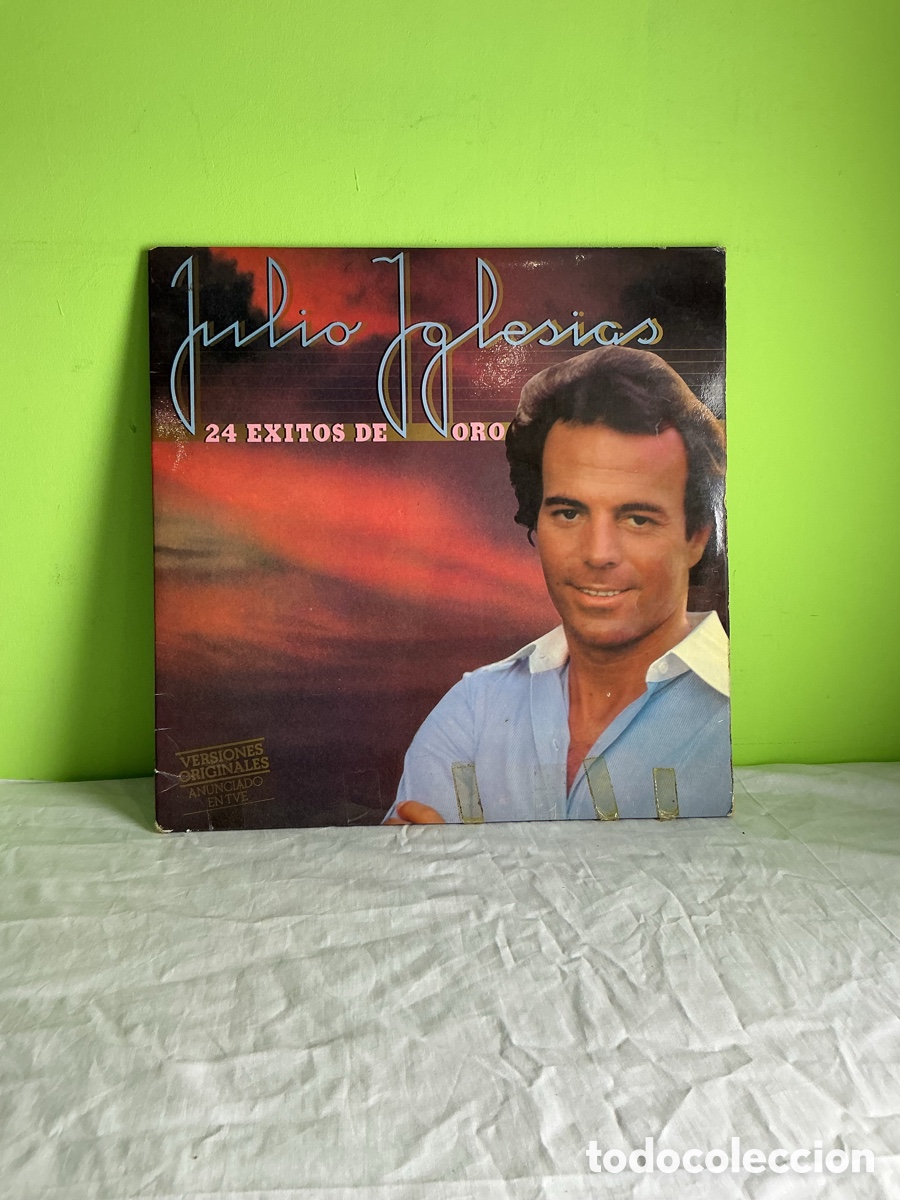 Discos de vinilo: JULIO IGLESIAS &ndash; 24 &Eacute;XITOS DE ORO &ndash; DOBLE LP CBS