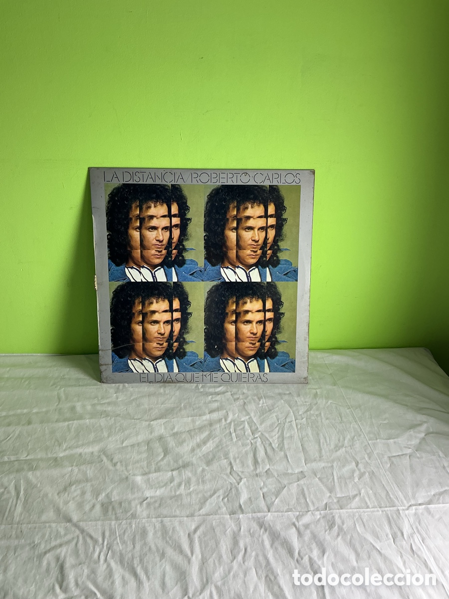 Discos de vinilo: ROBERTO CARLOS &ndash; LA DISTANCIA / EL D&Iacute;A QUE ME QUIERAS &ndash; LP CBS