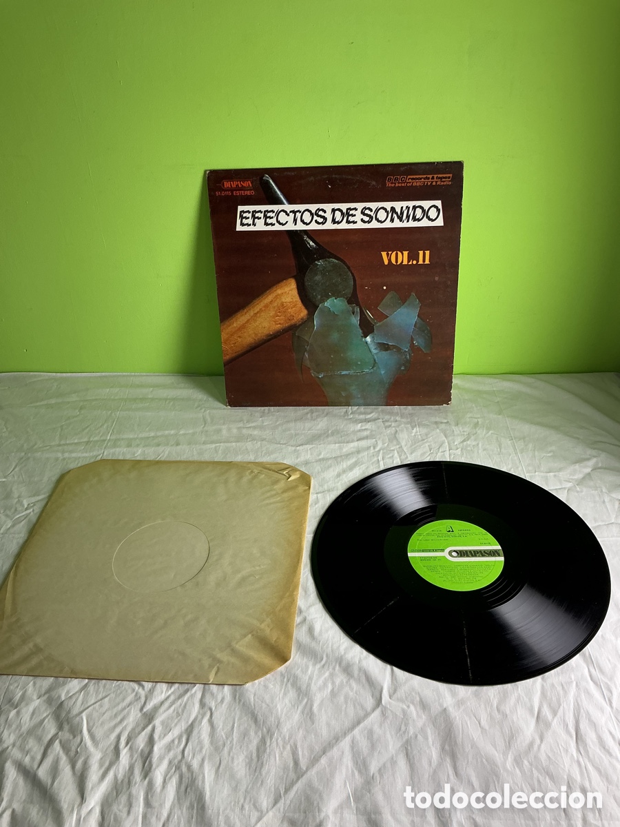 Discos de vinilo: EFECTOS DE SONIDO VOL. II &ndash; LP DE ARCHIVO SONORO - Foto 4
