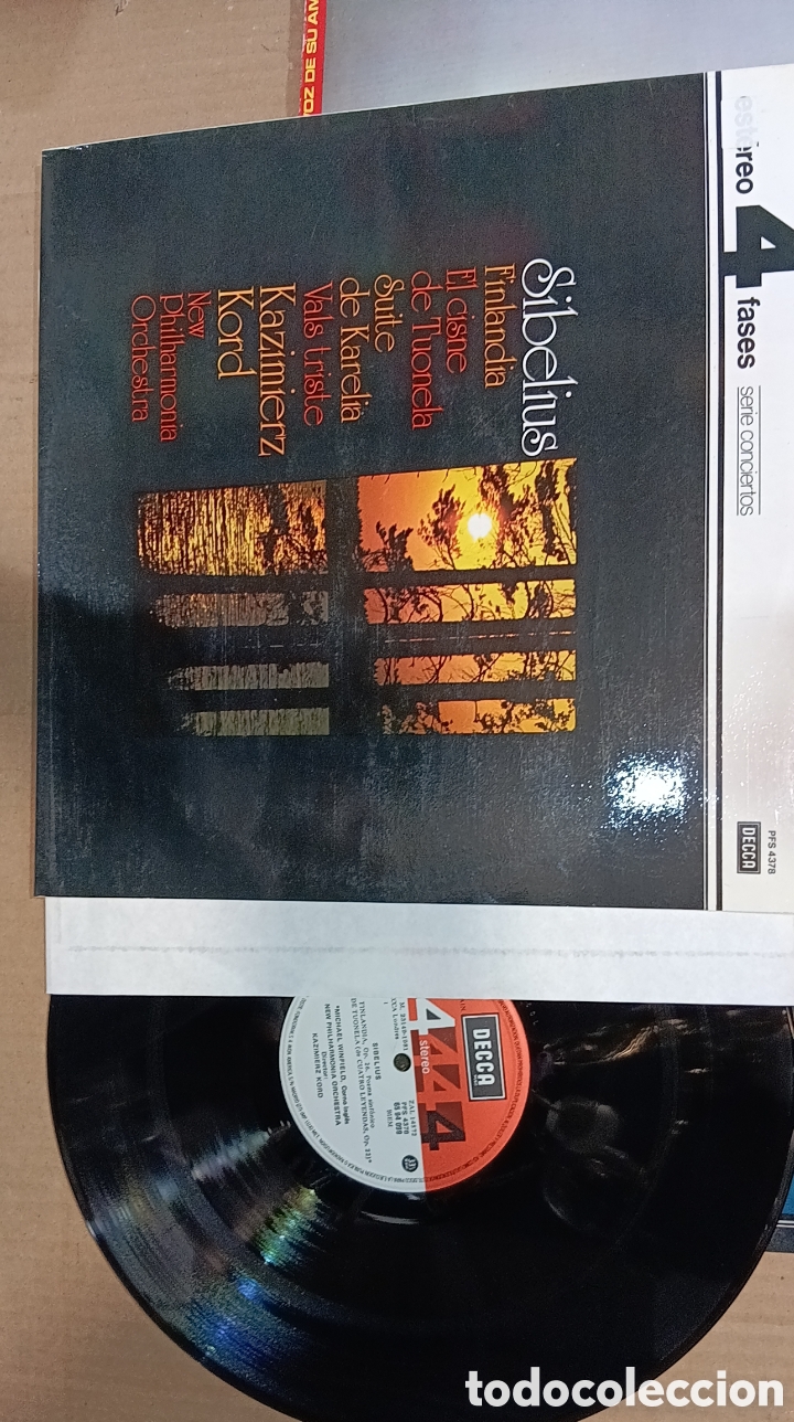 Discos de vinilo: LOTE 6 DISCOS SOBRE TODO SIBELIUS - Foto 4