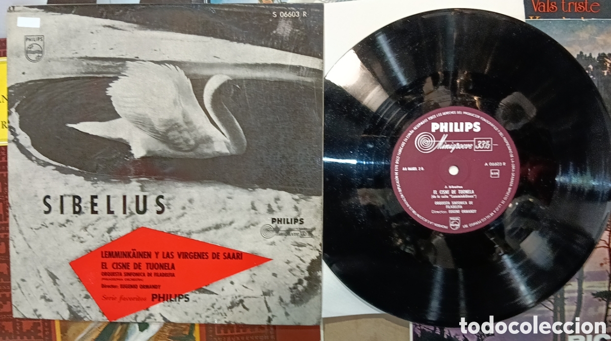 Discos de vinilo: LOTE 6 DISCOS SOBRE TODO SIBELIUS - Foto 7