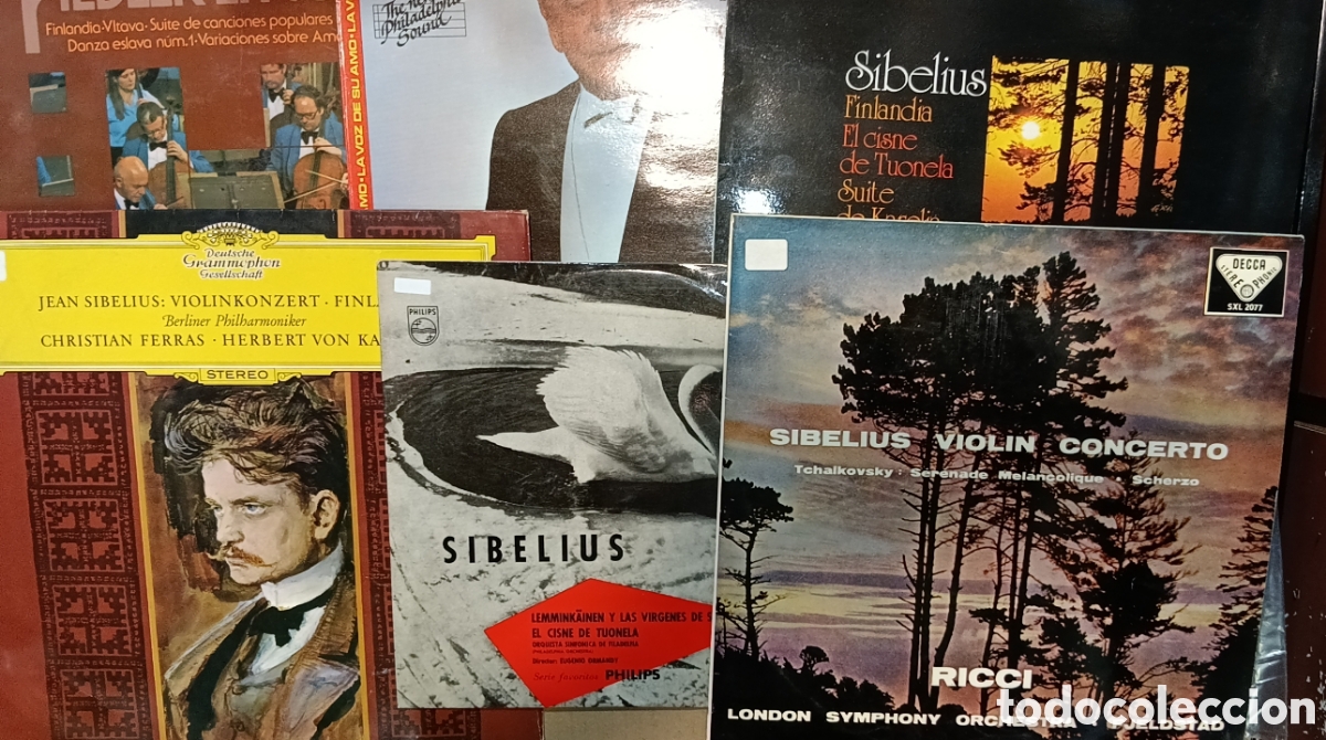 Discos de vinilo: LOTE 6 DISCOS SOBRE TODO SIBELIUS