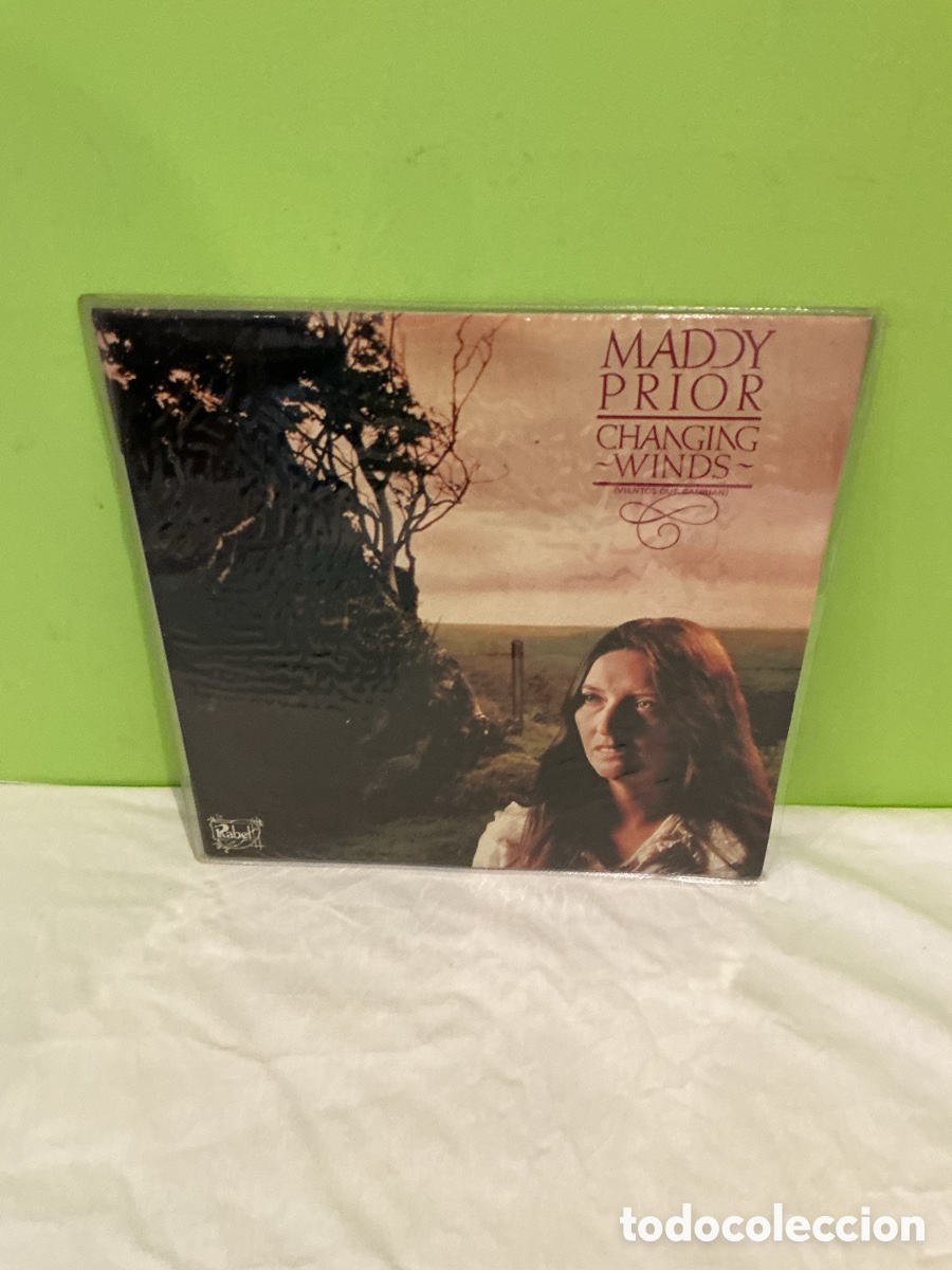 Discos de vinilo: MADDY PRIOR &ndash; CHANGING WINDS &ndash; LP CHRYSALIS FOLK ROCK 1978 - Foto 12