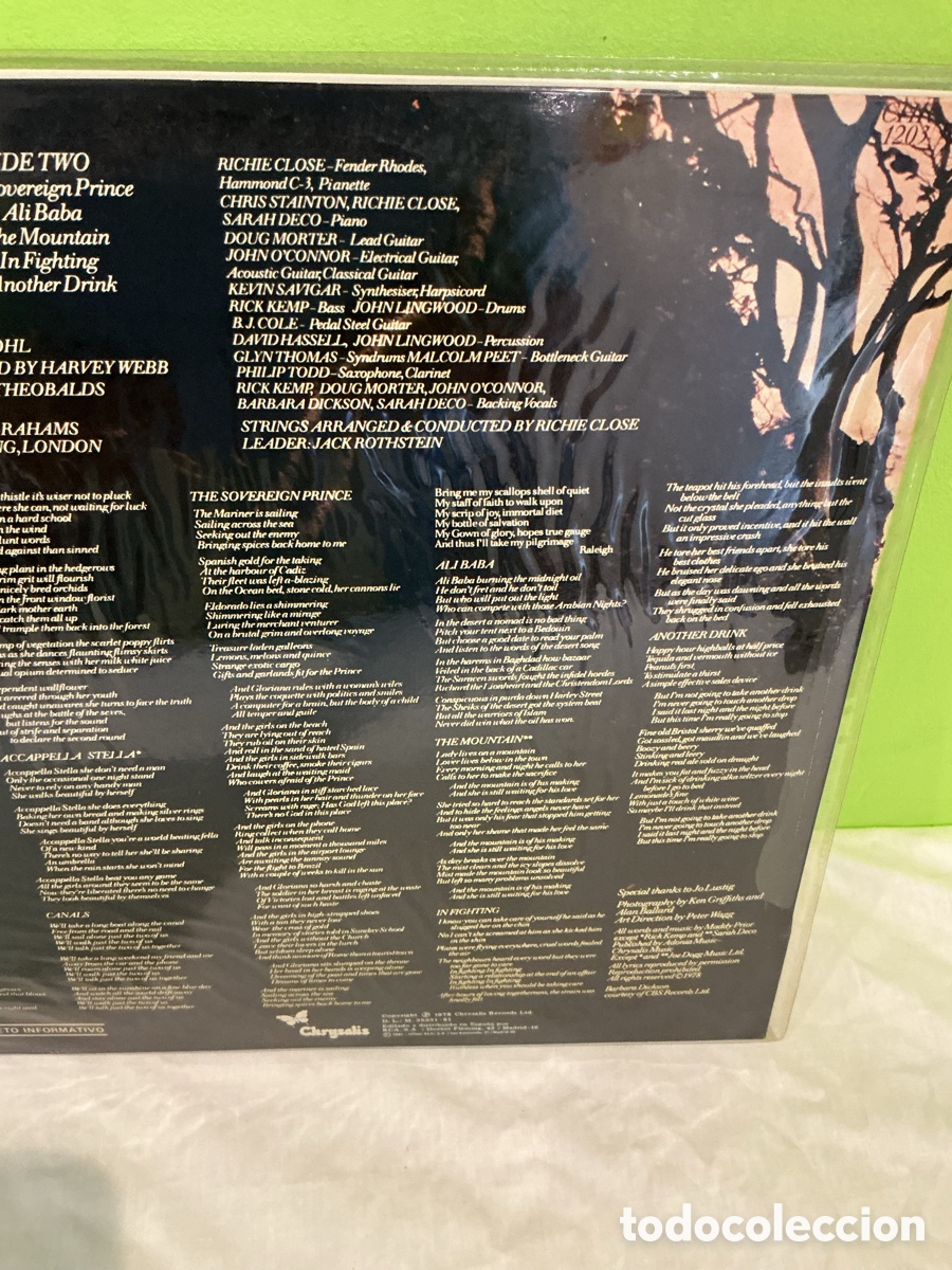 Discos de vinilo: MADDY PRIOR &ndash; CHANGING WINDS &ndash; LP CHRYSALIS FOLK ROCK 1978 - Foto 16