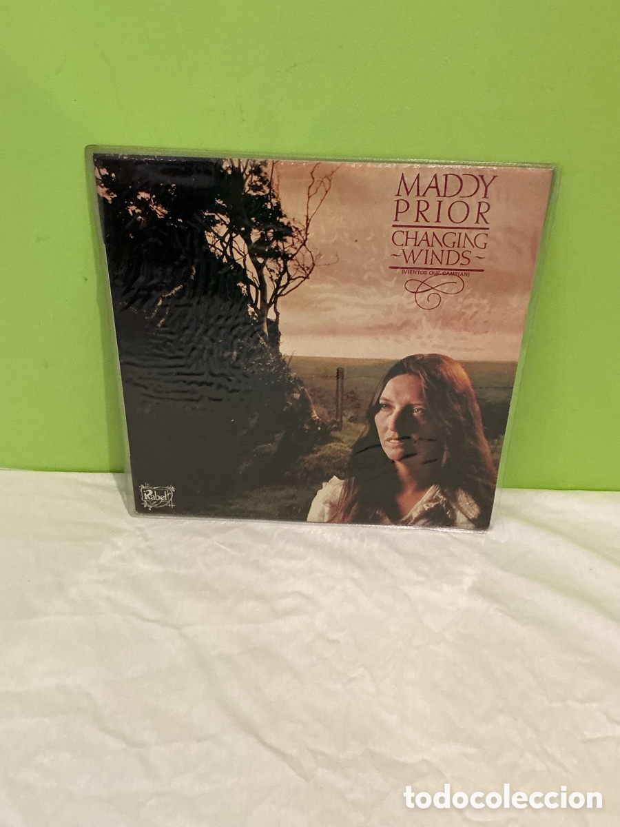Discos de vinilo: MADDY PRIOR &ndash; CHANGING WINDS &ndash; LP CHRYSALIS FOLK ROCK 1978