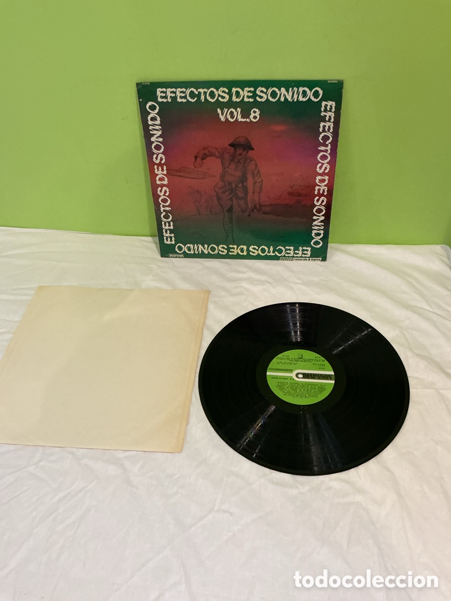 Discos de vinilo: EFECTOS DE SONIDO VOL. 8 &ndash; GUERRAS &ndash; LP DIAL DISCOS 1982 - Foto 6