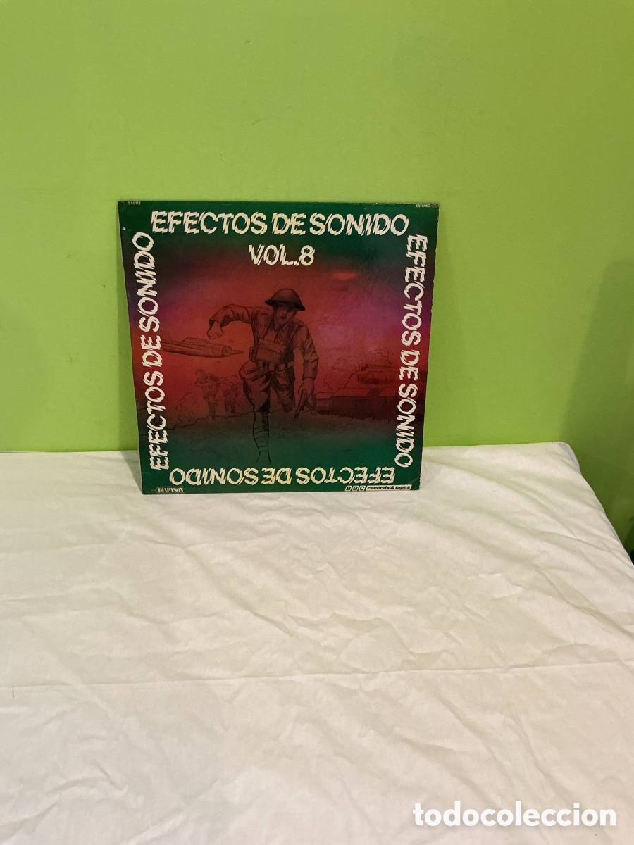 Discos de vinilo: EFECTOS DE SONIDO VOL. 8 &ndash; GUERRAS &ndash; LP DIAL DISCOS 1982 - Foto 7