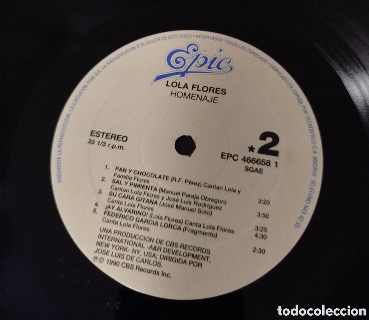 Discos de vinilo: Lola Flores &ndash; Homenaje - Foto 3