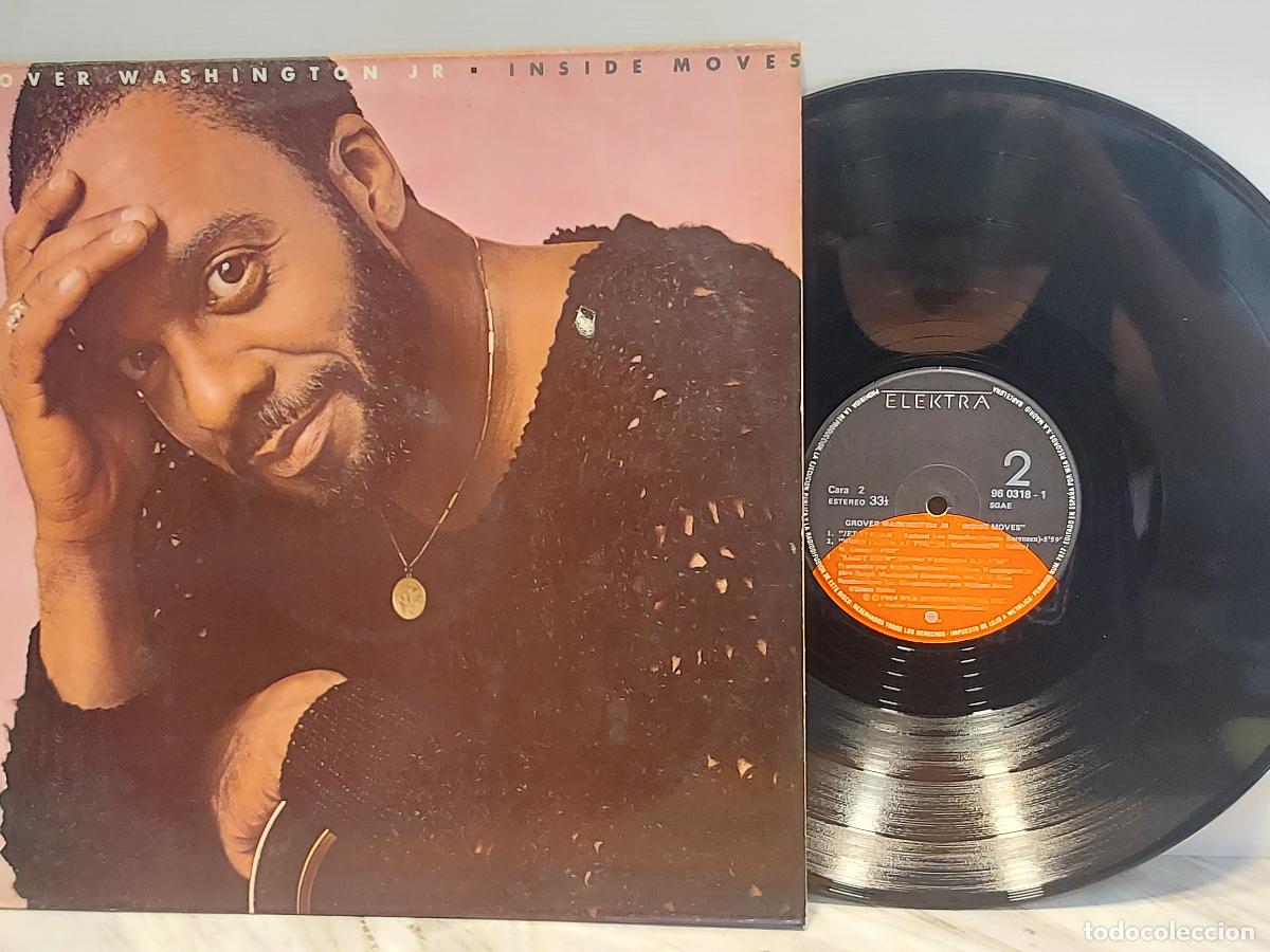 Discos de vinilo: GROVER WASHINGTON JR. | INSIDE MOVES | LP ELEKTRA 1984 | MBC. ***