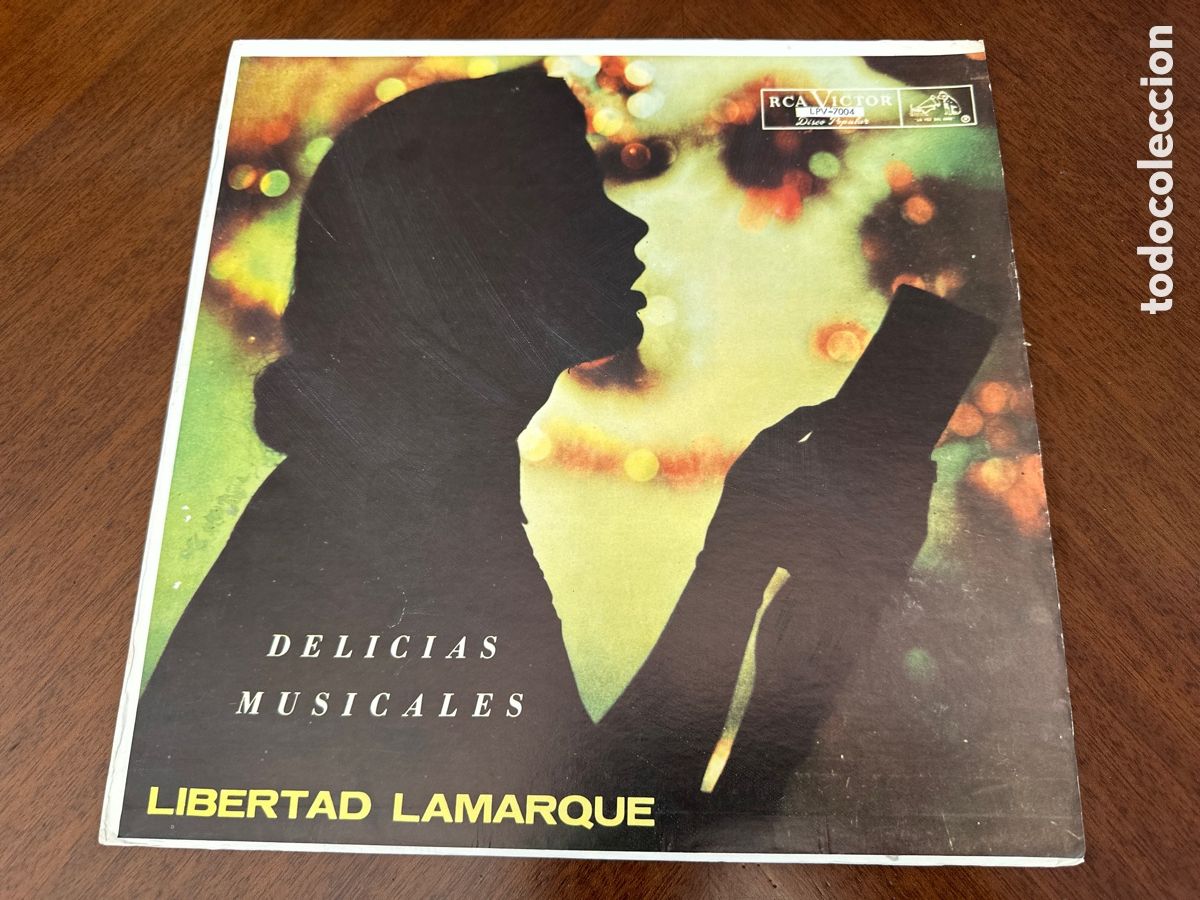 Discos de vinilo: LIBERTAD LAMARQUE. DELICIAS MUSICALES. LP. EDITADO EN VENEZUELA. RCA V&Iacute;CTOR