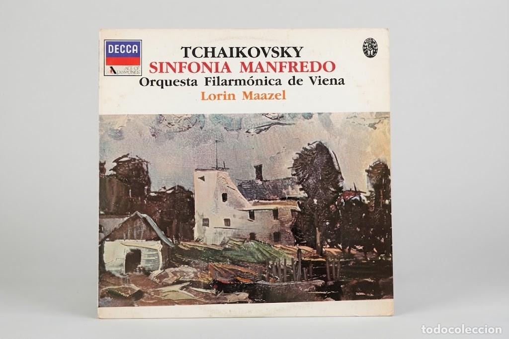 Discos de vinilo: TCHAIKOVSKY SINFONIA MANFREDO - LORIN MAAZEL FILARMONICA VIENA - VINILO LP - DECCA ACE OF DIAMONDS