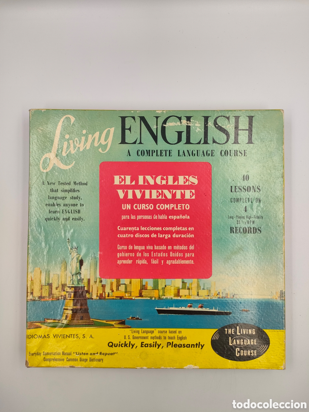 Discos de vinilo: Curso de Ingl&eacute;s Living English en vinilos