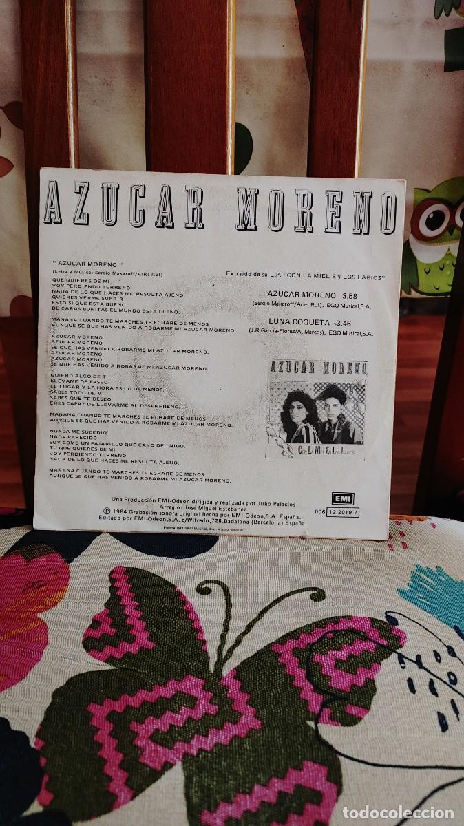 Discos de vinilo: AZUCAR MORENO-SINGLE AZUCAR MORENO - Foto 2