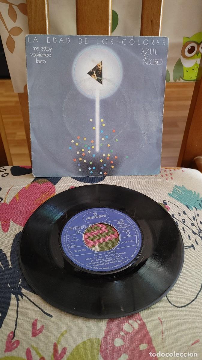 Discos de vinilo: AZUL Y NEGRO-SINGLE ME ESTOY VOLVIENDO LOCO