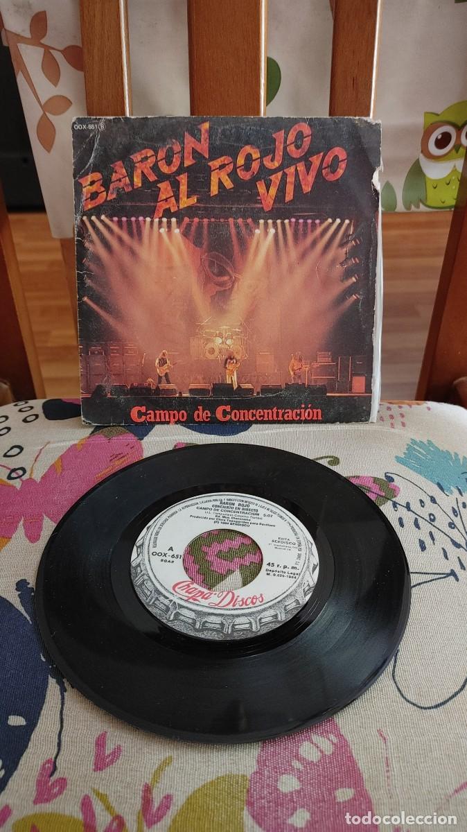 Discos de vinilo: BARON ROJO-SINGLE CAMPO DE CONCENTRACION
