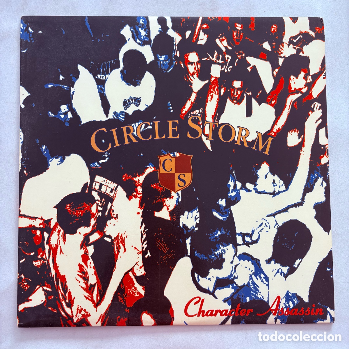 Discos de vinilo: LP Circle Storm &lrm;&ndash; Character Assassin edicion vinilo blanco de 1996 chain of strenght hardcore