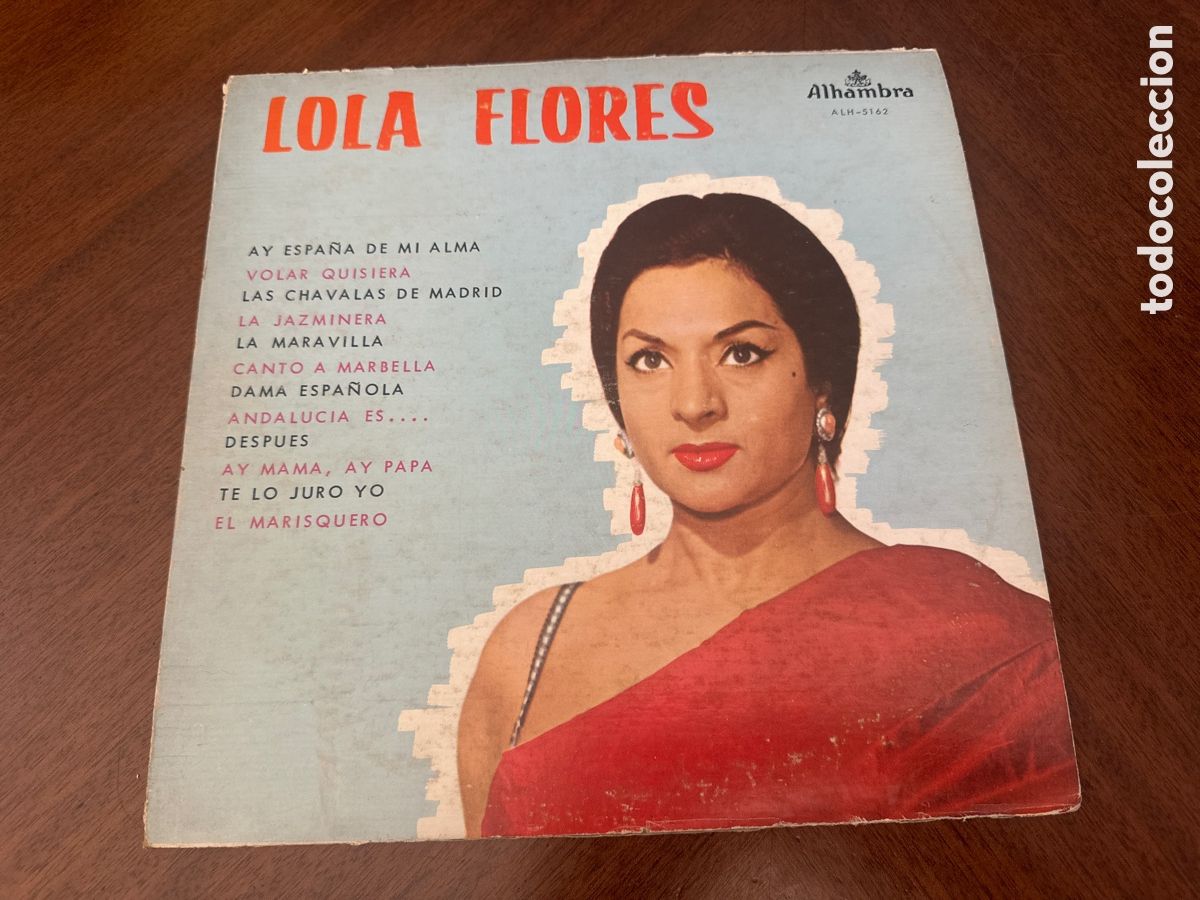 Discos de vinilo: Lola Flores - Ay, Espa&ntilde;a de mi alma - 1.&ordf; Edici&oacute;n de Venezuela