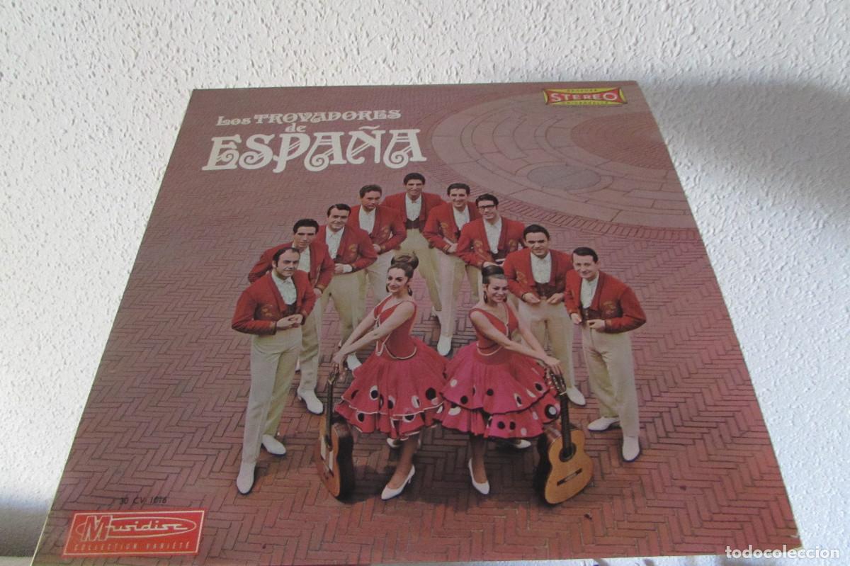 Discos de vinilo: Los trovadores de Espa&ntilde;a LP Francia