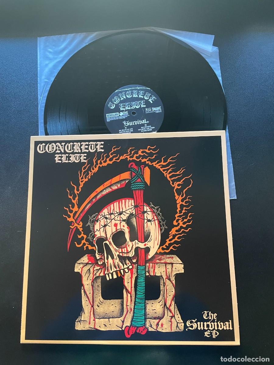 Discos de vinilo: Concrete Elite The Survival EP Disco de vinilo nuevo punk oi! LP 12&rdquo;
