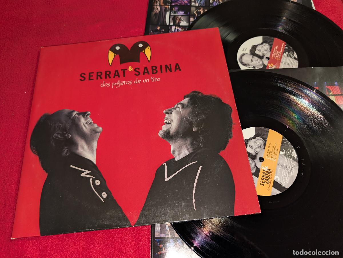 Discos de vinilo: SERRAT & SABINA Dos pajaros de un tiro 2LP 2019 Sony RARO GATEFOLD vinilo