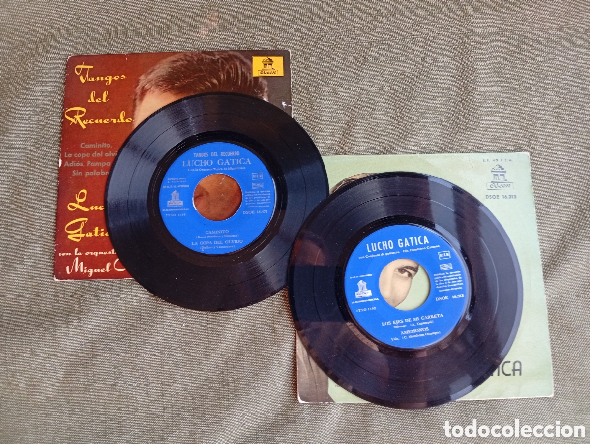 Discos de vinilo: Lote 2 discos Lucho Gatica - Foto 2