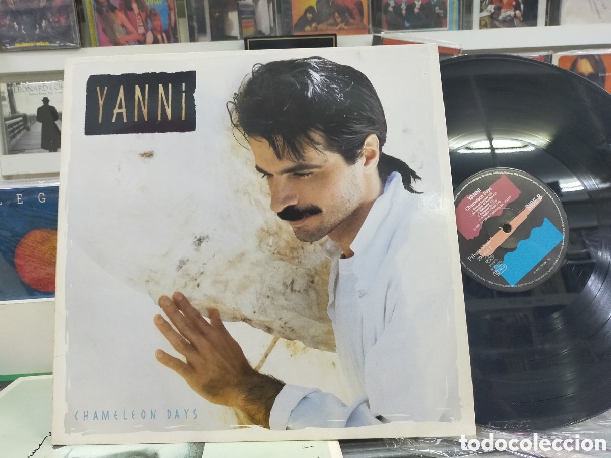 Discos de vinilo: Yanni LP chameleon days Alemania 1988