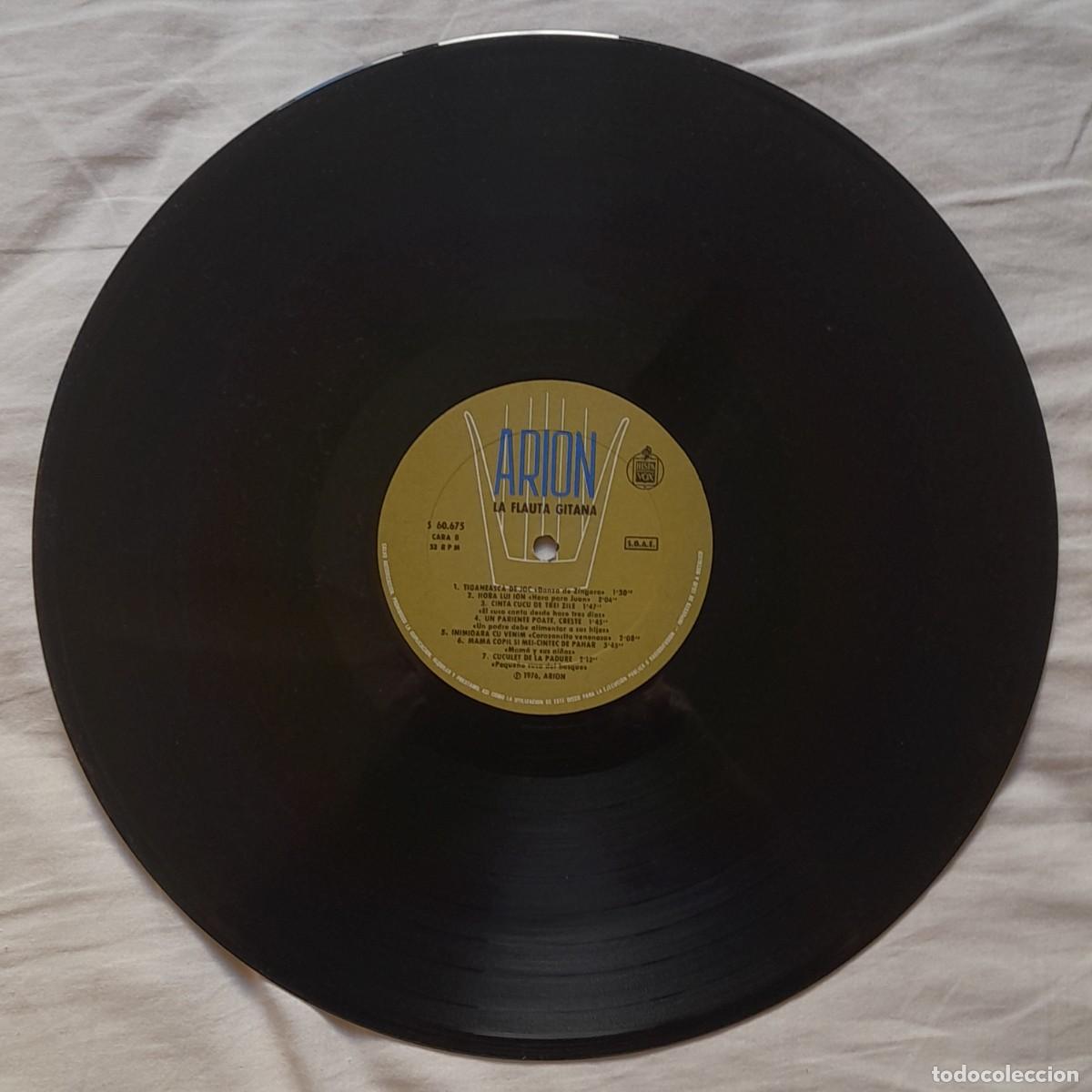 Discos de vinilo: LA FLAUTA GITANA. LP Arion 1976 - Foto 3