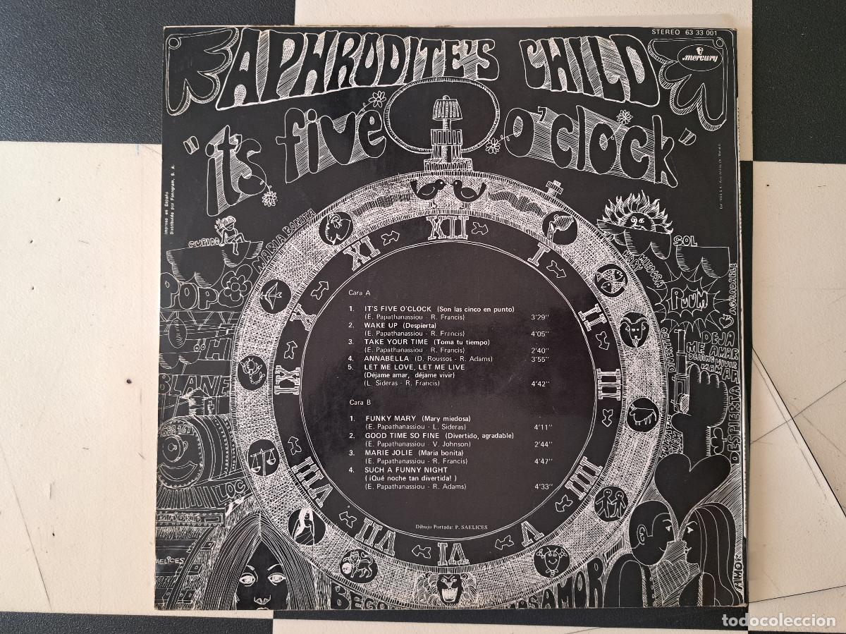 Discos de vinilo: LP Aphrodites Child &ndash; Its Five OClock VG /VG - Foto 2