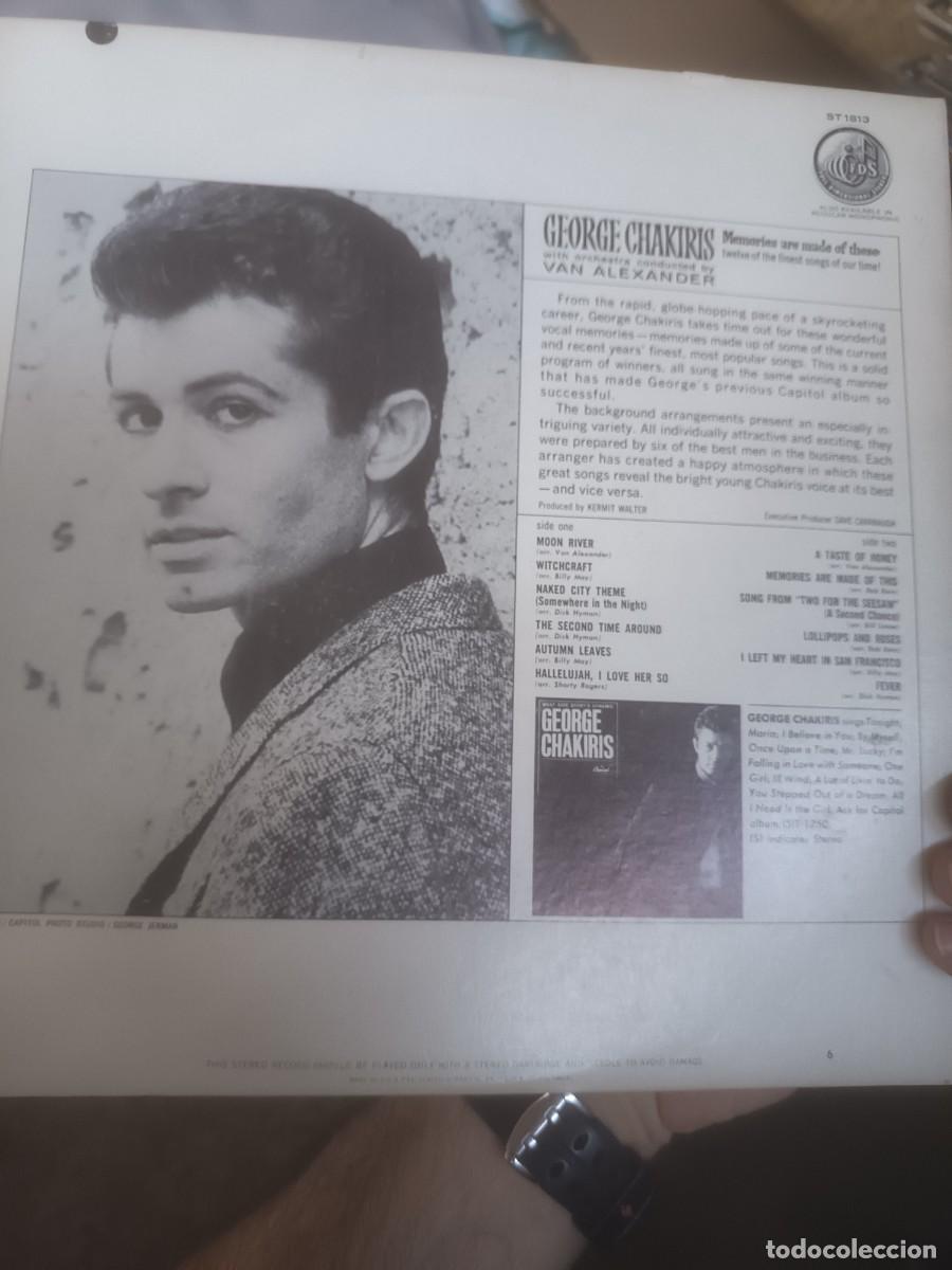 Discos de vinilo: DISCO 17 LP GEORGE CHAKIRIS,( ORIGINAL USA) - Foto 2