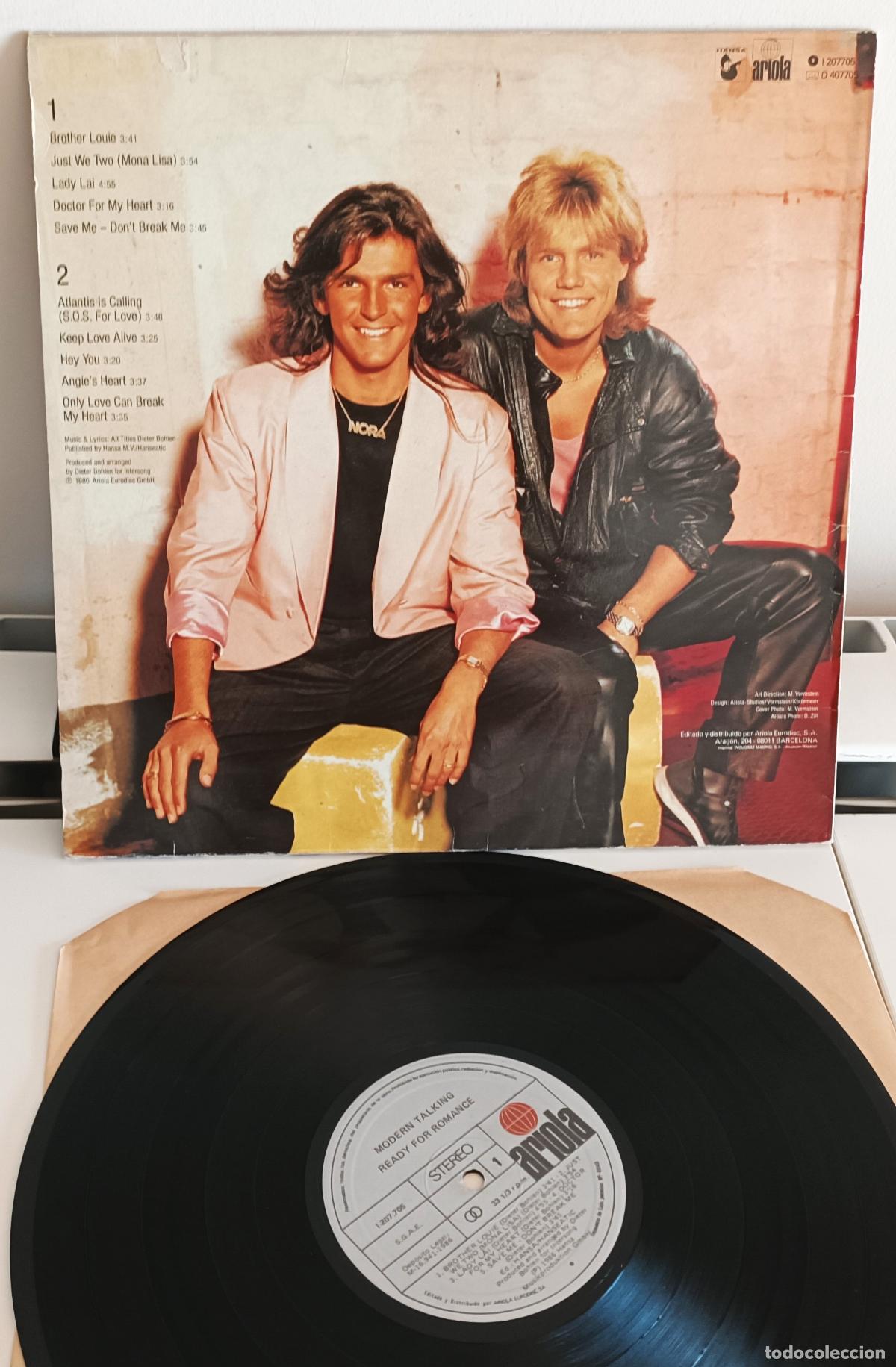 Discos de vinilo: MODERN TALKING - READY FOR ROMANCE ARIOLA - 1986 - Foto 2
