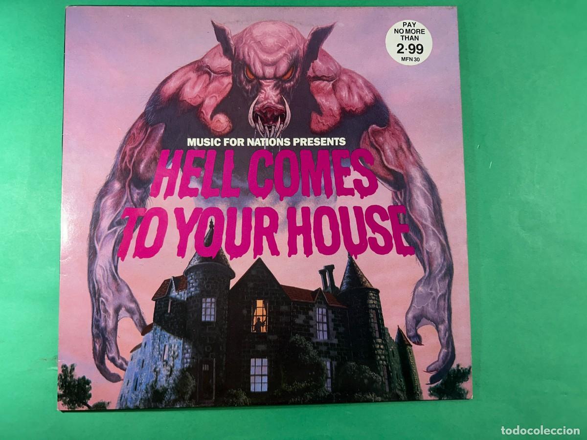 Discos de vinilo: HELL COMES TO YOUR HOUSE - RECOPILATORIO DE MUSIC FOR NATIONS - VINILO ROJO 1984 FRANCIA