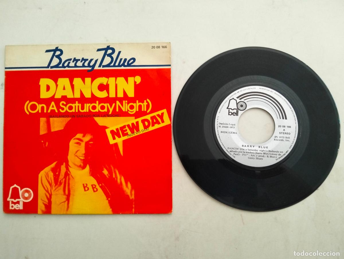 Discos de vinilo: DISCO SINGLE, BARRY BLUE, NUEVO DIA, BELL A&Ntilde;O 1973