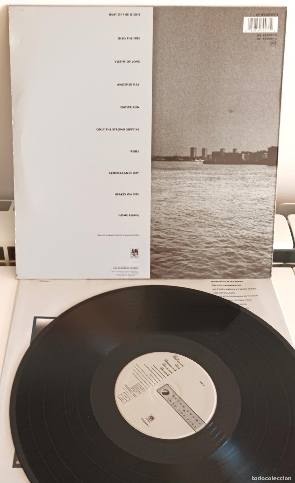 Discos de vinilo: BRYAN ADAMS - INTO THE FIRE A & M - 1987 - Foto 2