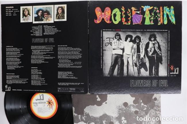 Discos de vinilo: MOUNTAIN Flowers of Evil 71, MISSISSIPPI QUEEN, leslie west, RARA 1&ordf; EDIT JAPAN + LIBRETO 16 PAG EXC