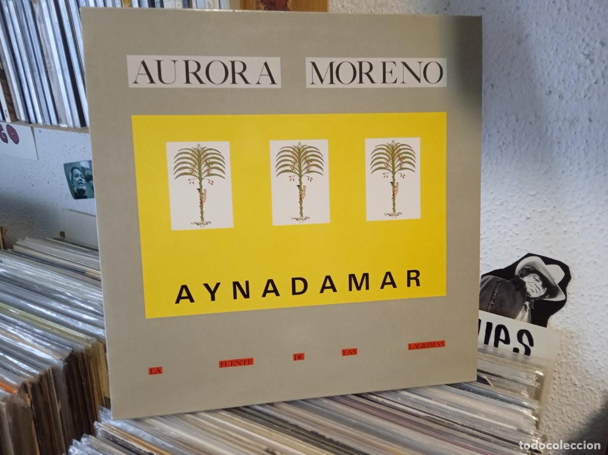 Discos de vinilo: Aurora Moreno &ndash; Aynadamar. Lp edici&oacute;n espa&ntilde;ola 1988. Sello Saga