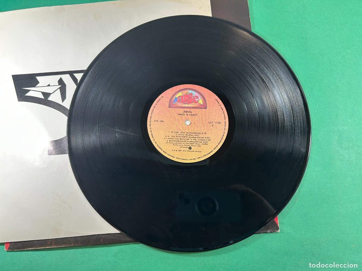 Discos de vinilo: ANVIL - HARD N HEAVY - LP VINILO CANADA 1981 - - Foto 3