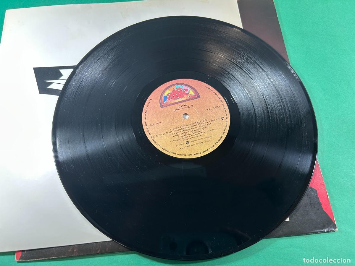 Discos de vinilo: ANVIL - HARD N HEAVY - LP VINILO CANADA 1981 - - Foto 4