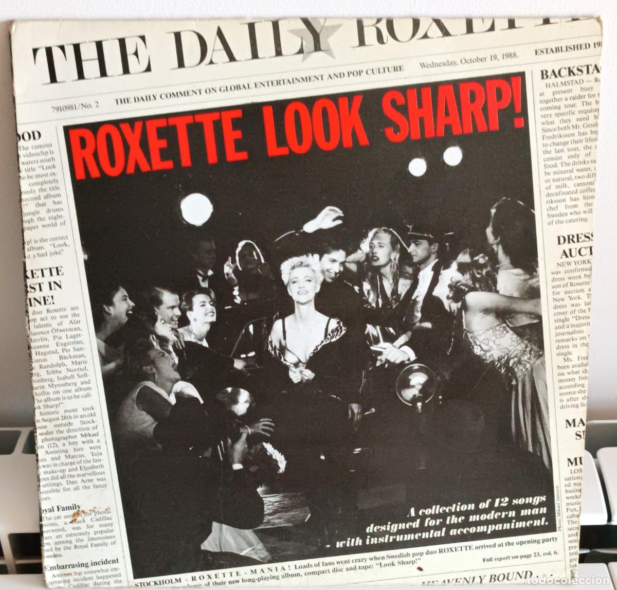 Discos de vinilo: ROXETTE - LOOK SHARP HISPAVOX - 1989