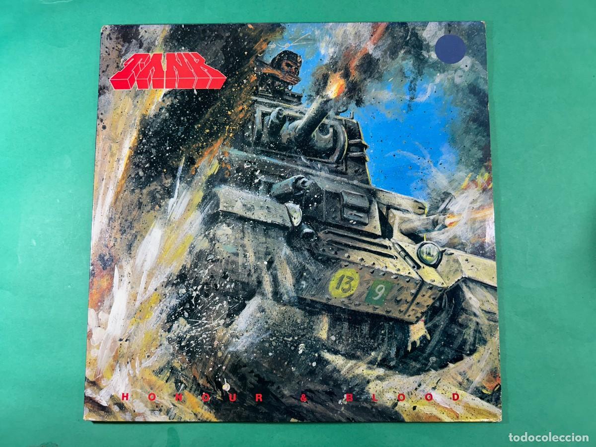 Discos de vinilo: TANK - HONOUR AND BLOOD - LP VINILO FRANCIA 1984