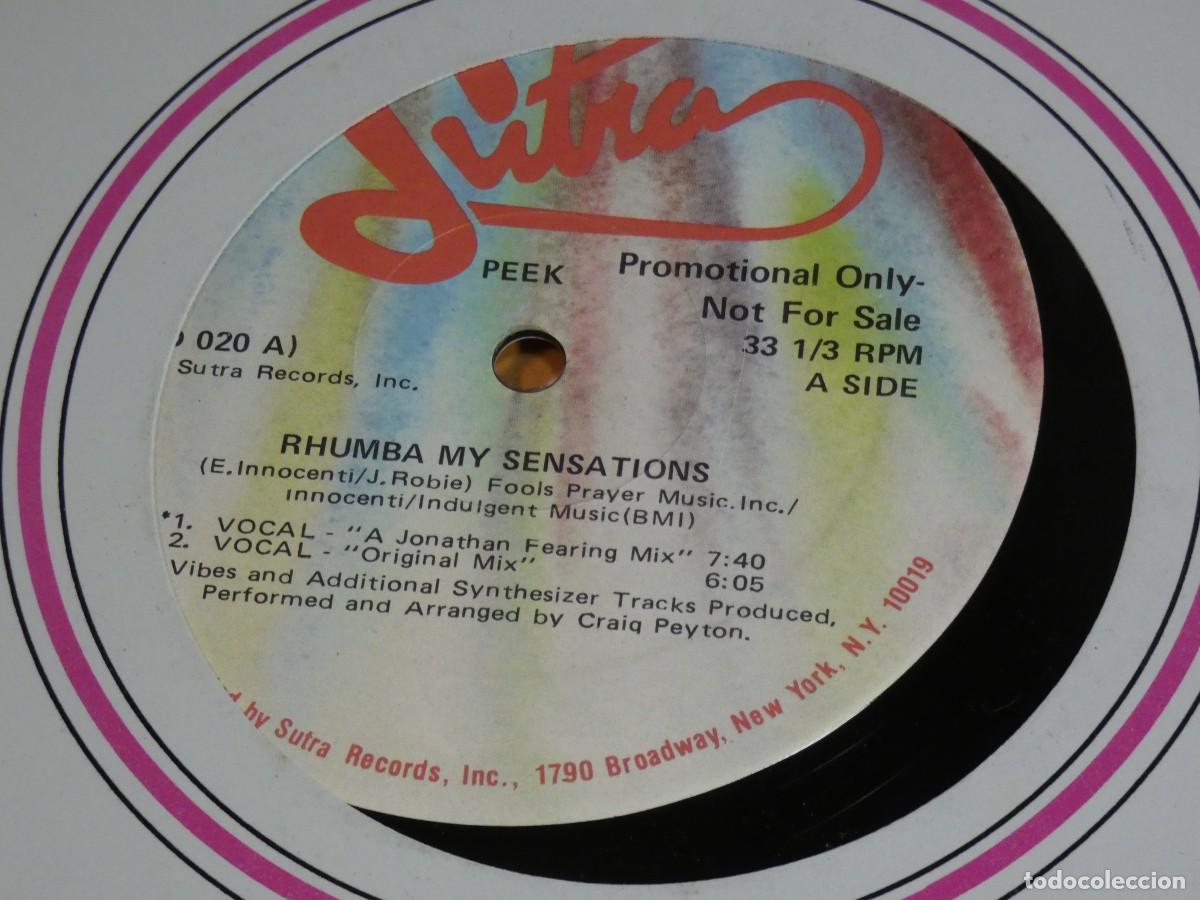 Discos de vinilo: ARKANSAS1980 LOTT777 MAXI SINGLE ESTADO CORRECT&Iacute;SIMO PEEK RHUMBA MY SENSATIONS