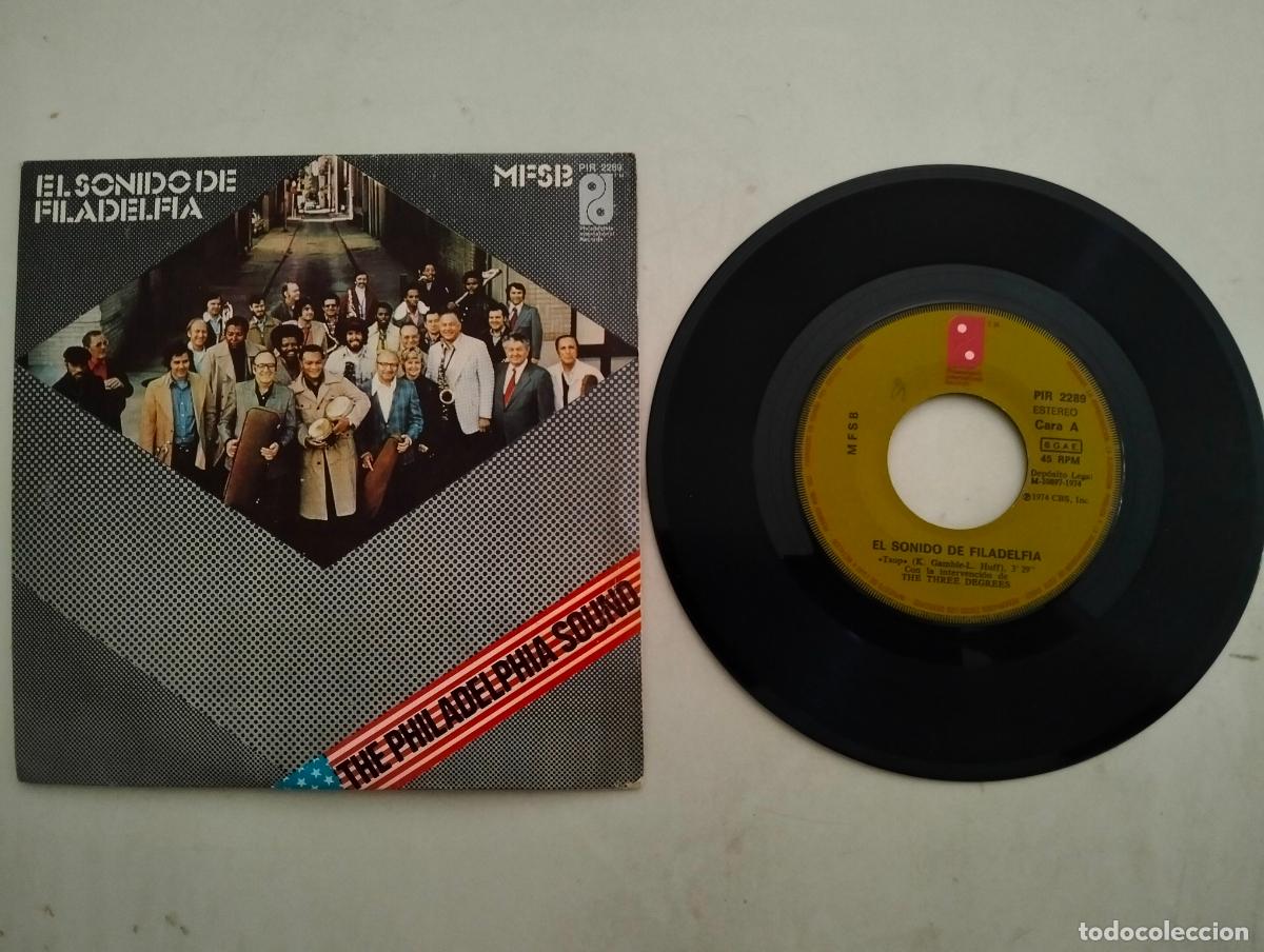 Discos de vinilo: DISCO SINGLE, MFSB, EL SONIDO DE FILADELFIA, CBS A&Ntilde;O 1974