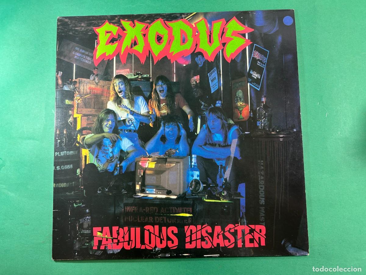 Discos de vinilo: EXODUS - FABULOUS DISASTER - LP VINILO FRANCIA 1988