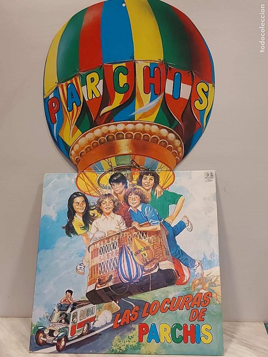 Discos de vinilo: PARCH&Iacute;S | LAS LOCURAS DE PARCH&Iacute;S | VINILO AMARILLO | GLOBO DESPLEGABLE | BELTER 1982