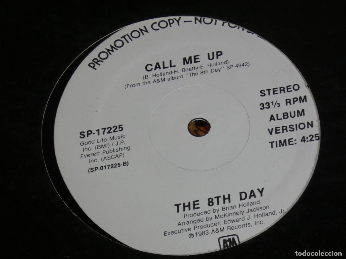 Discos de vinilo: ARKANSAS1980 LOTT777 MAXI SINGLE ESTADO CORRECT&Iacute;SIMO CALL ME UP THE 8TH DAY