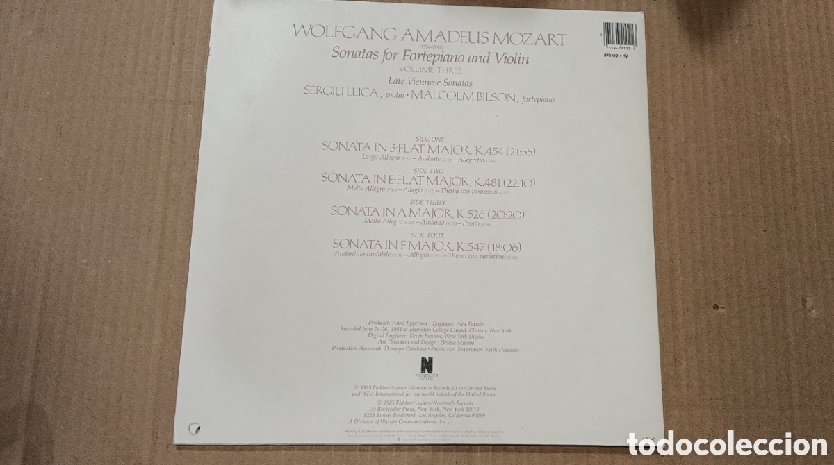 Discos de vinilo: LOTE TRES DISCOS MOZART - Foto 6