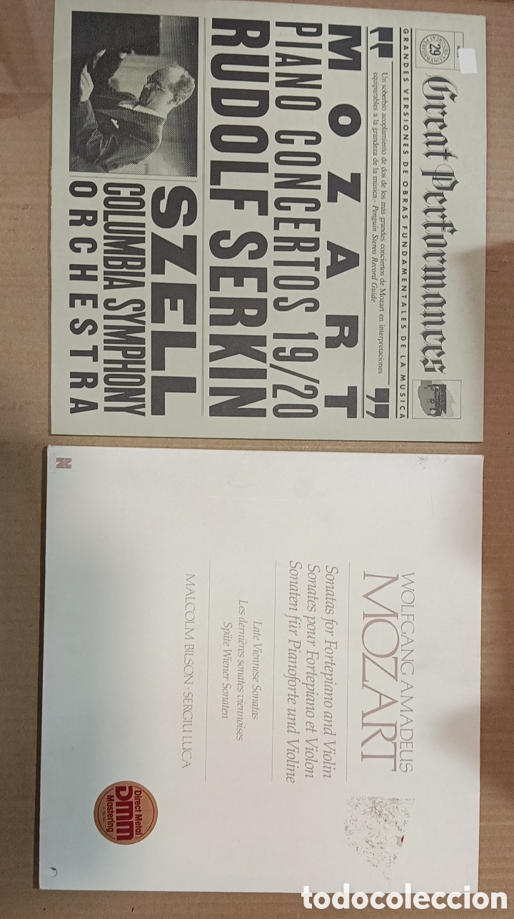 Discos de vinilo: LOTE TRES DISCOS MOZART