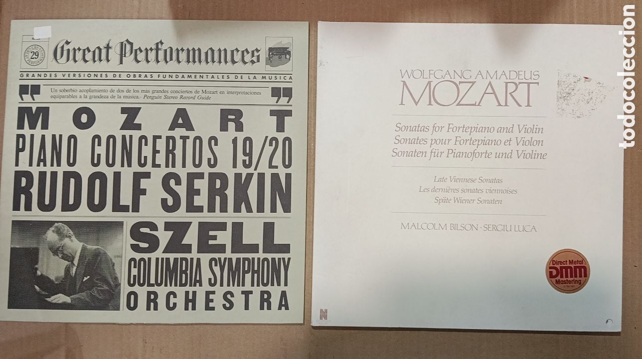 Discos de vinilo: LOTE TRES DISCOS MOZART - Foto 1