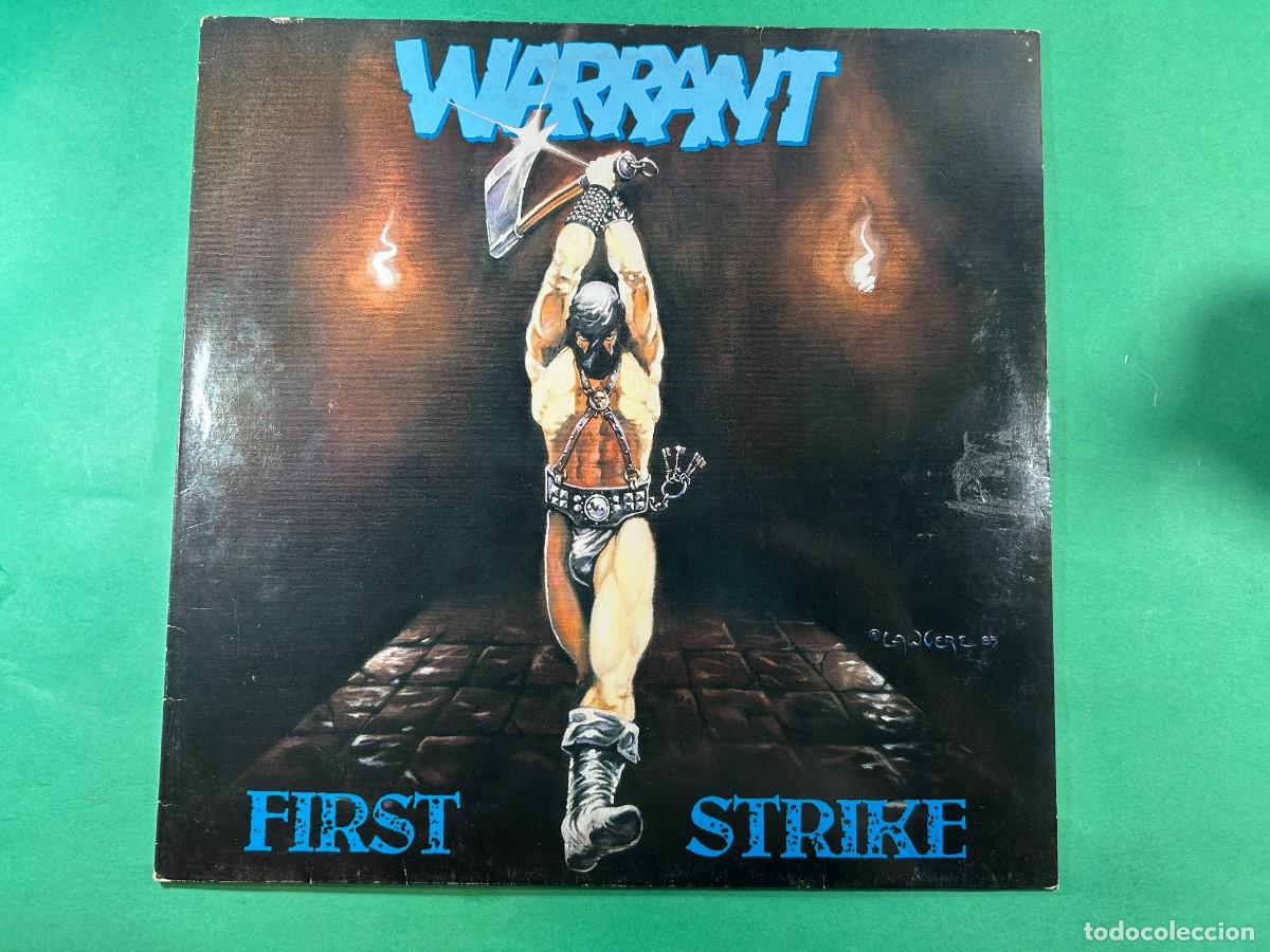 Discos de vinilo: WARRANT - FIRST STRIKE - LP VINILO GERMANY 1985 - Foto 1