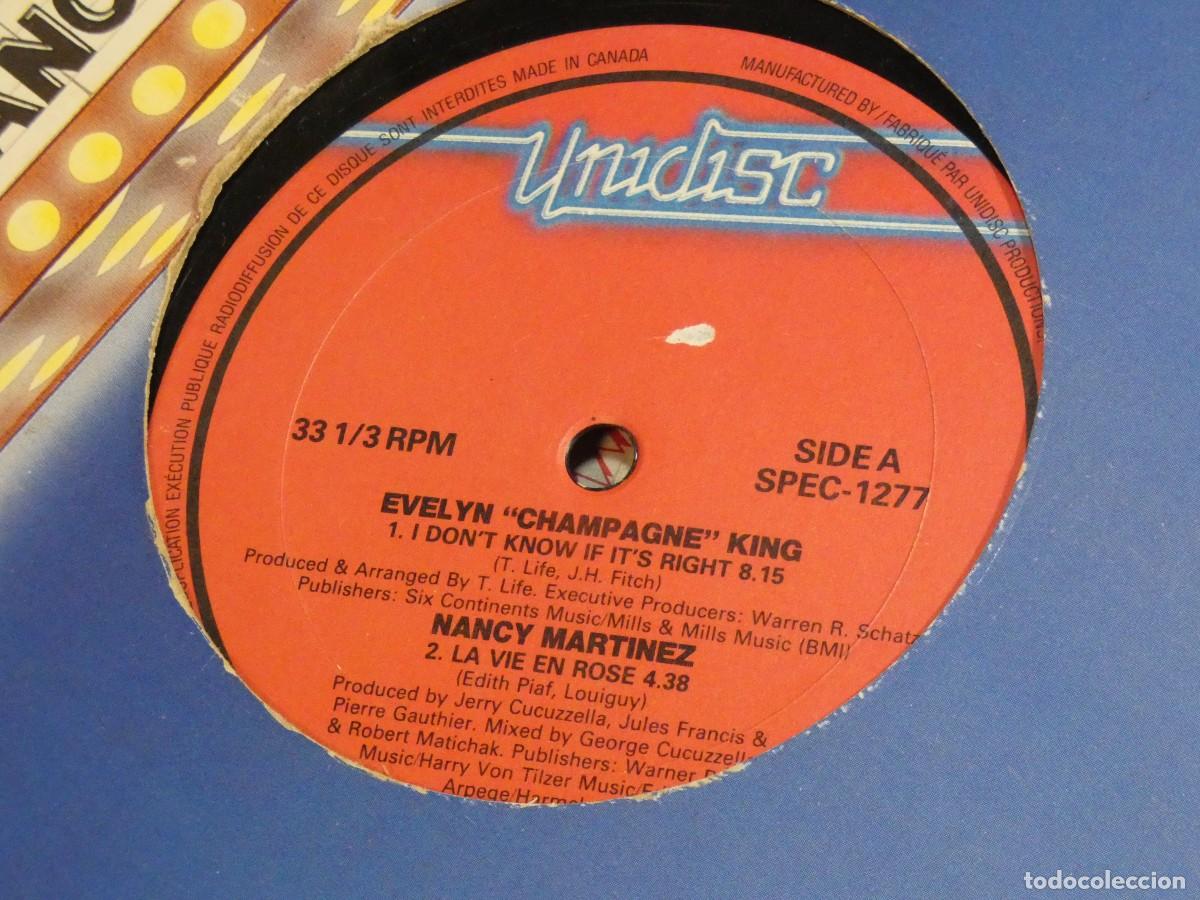 Disques de vinyle: ARKANSAS1980 LOTT777 MAXI SINGLE ESTADO CORRECT&Iacute;SIMO EVELYN CHAMPAGNE KING NANCY MARTINEZ