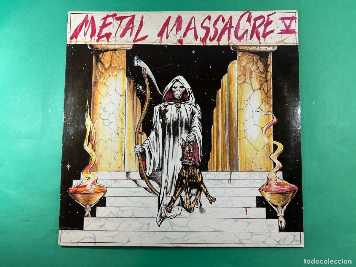 Discos de vinilo: METAL MASSACRE V - LP VINILO GERMANY 1984